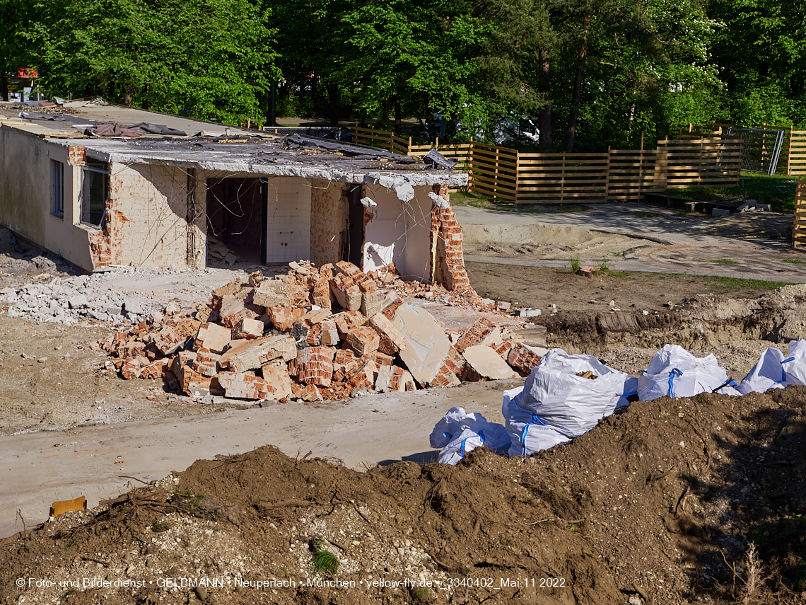 11.05.2022 - Baustelle am Haus für Kinder in Neuperlach